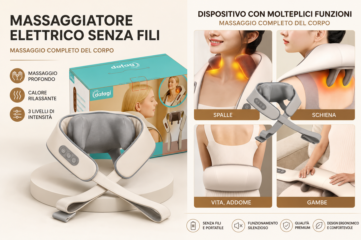 relaxaio-Gobesty Massaggiatore Cervicale