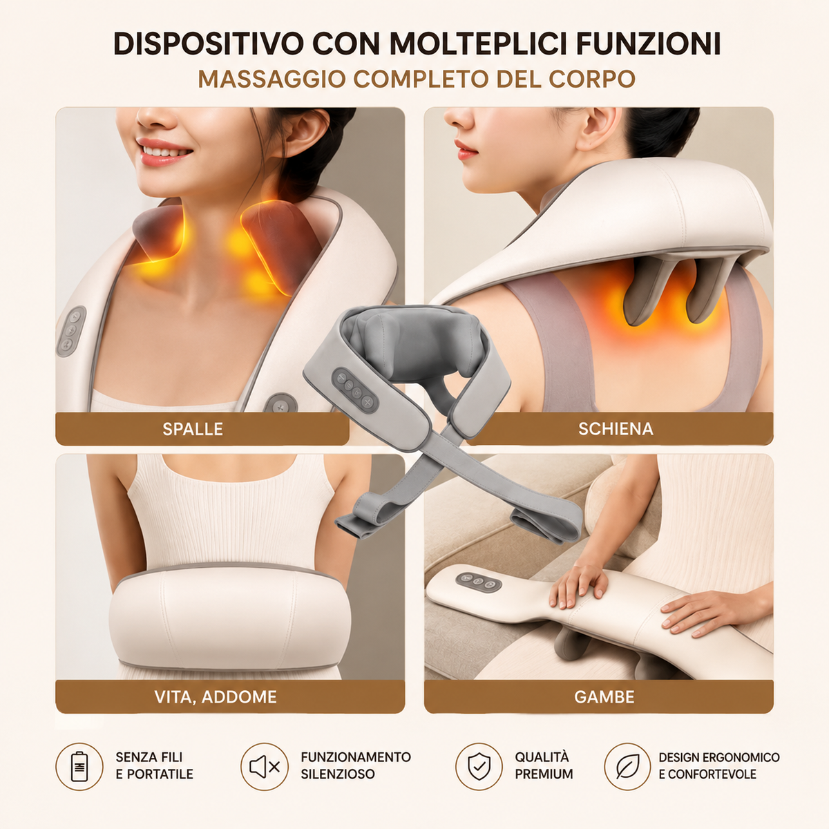 relaxaio-Gobesty Massaggiatore Cervicale